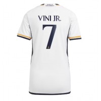 Real Madrid Vinicius Junior #7 Domáci Ženy futbalový dres 2023-24 Krátky Rukáv